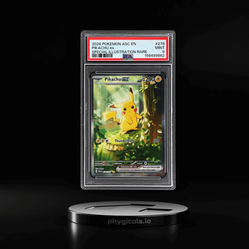 2026 Pokemon Mega Evolution Ascended Heroes Special Illustration Rare Pikachu Ex #276 PSA 9