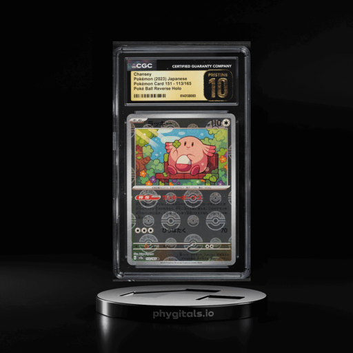 2023 Pokemon Japanese Scarlet & Violet 151 Poke Ball Reverse Holo Chansey #113 CGC 10 PRISTINE