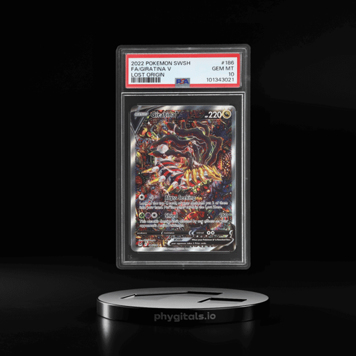 2022 Pokemon Sword and Shield Lost Origin Giratina V #186 PSA 10