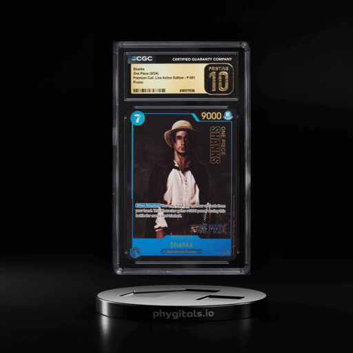 2024 One Piece Promo Premium Collection Live Action Edition Alt Art Shanks #P-051 CGC 10