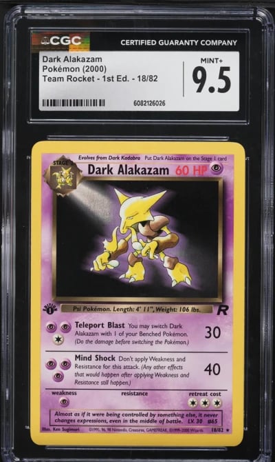 2000 Pokemon Team Rocket 1st Edi