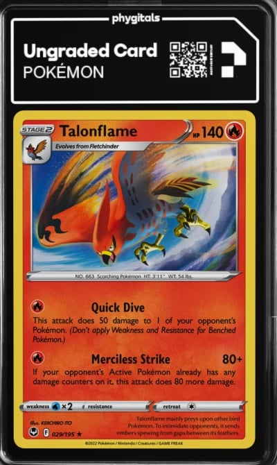 2022 Talonflame Silver Tempest #029
