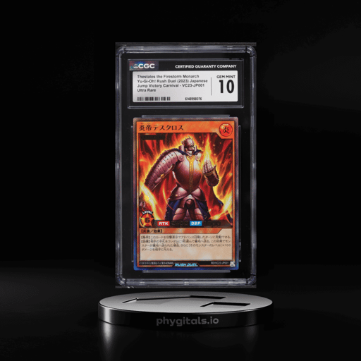 2023 Yu-Gi-Oh! Japanese VC23 Ultra Rare Thestalos Firestorm Monarch #VC23-JP001 CGC