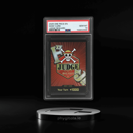 2025 One Piece Promo Judge Reward Don Card PSA 10