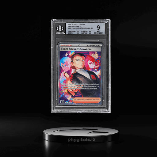 2025 Pokemon Scarlet and Violet Destined Rivals Special Illustration Rare Team Rocket's Giovanni #238 BGS 9