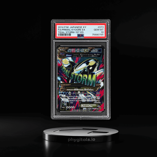 2014 Pokemon Tidal Storm Japanese 1st Edition Primal Kyogre Ex #73 PSA 10