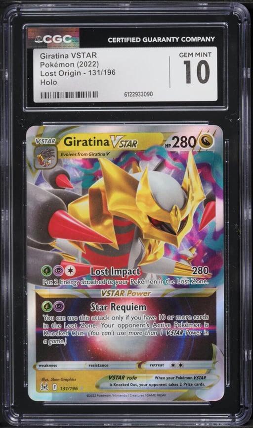 2022 Pokemon Sword & Shield Lost Origin Holo Giratina VSTAR #131 CGC 10 GEM MINT