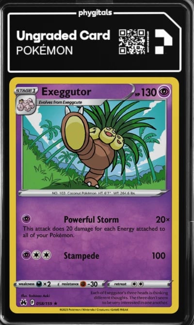 2023 Exeggutor Crown Zenith #058