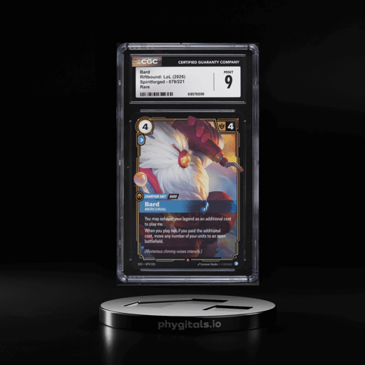2026 Riftbound League Of Legends LoL Spiritforged Bard #79 CGC 9 MINT