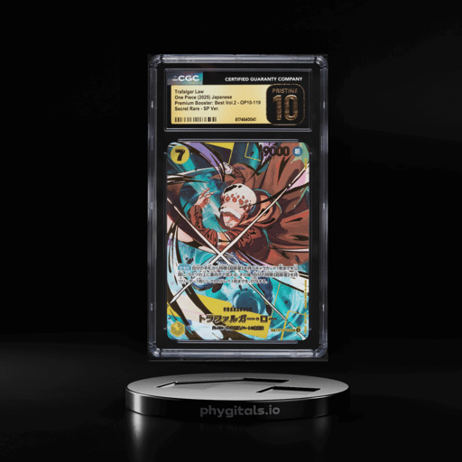 2025 One Piece Japanese Premium Booster: Best Vol.2 SP Ver. Trafalgar Law  CGC 10 PRISTINE