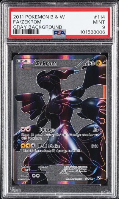 2011 POKEMON B&W GRAY BACKGROUND