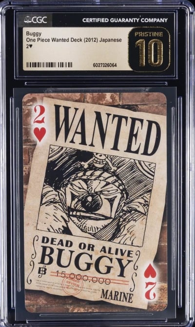 2012 ONE PIECE WANTED DECK TWO O