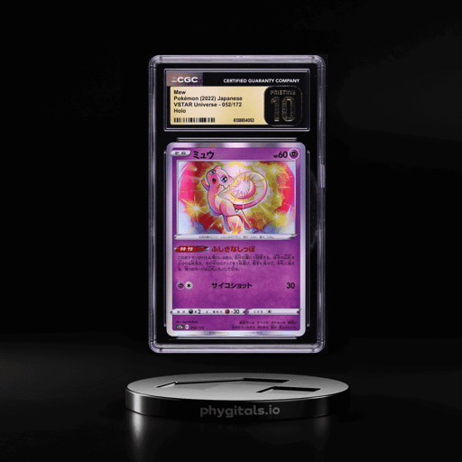 2022 Pokemon Japanese Sword & Shield VSTAR Universe Holo Mew #52 CGC 10 PRISTINE