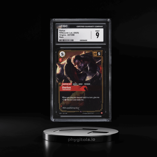 2025 Riftbound League Of Legends LoL Origins Darius #027 CGC 9 MINT