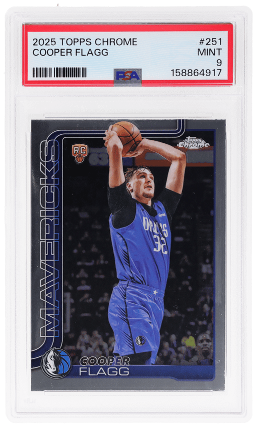 2025 Topps Chrome Cooper Flagg #251 PSA 9