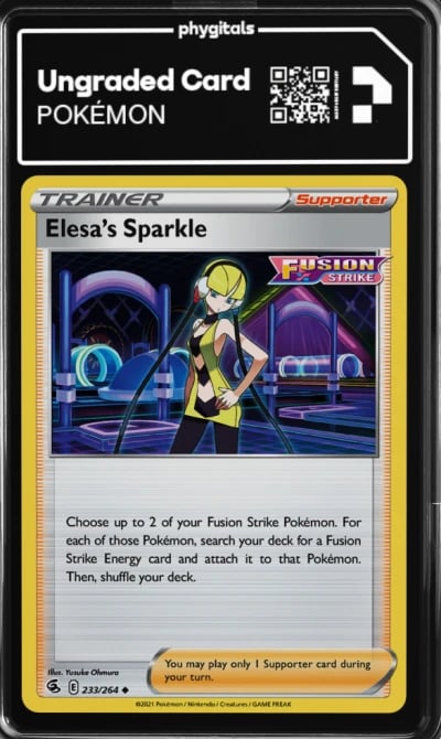 2021 Elesa's Sparkle Fusion Strike #233