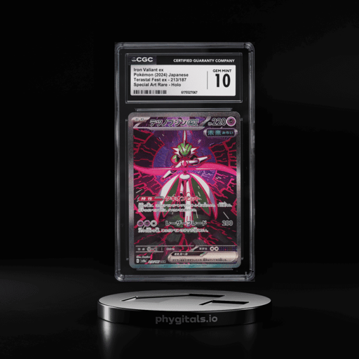 2024 Pokemon Japanese Scarlet & Violet Terastal Fest ex SAR Iron Valiant EX #213 CGC 10 GEM