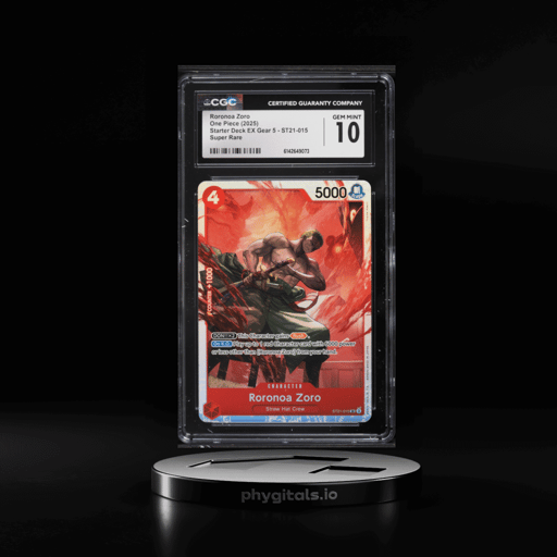 2025 One Piece Starter Deck EX Gear 5 SR Roronoa Zoro #ST21-015 CGC 10 GEM MINT