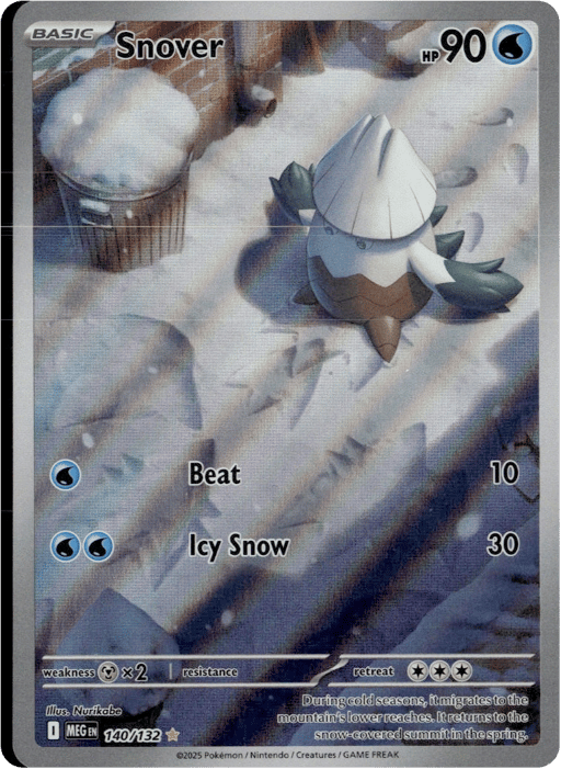2025 Snover #140 Mega Evolution