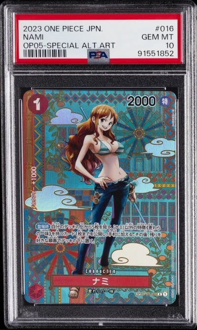 2023 ONE PIECE JPN OP05-AWAKENING OF THE NEW ERA #016 NAMI PSA 10