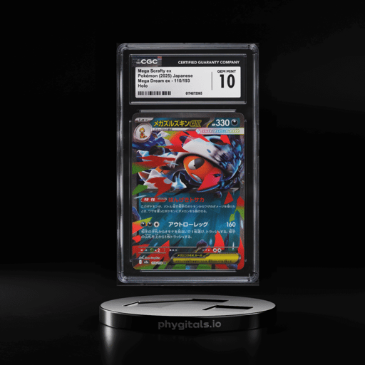 2025 Pokemon Japanese Mega Dream ex Holo Mega Scrafty ex #110 CGC 10 GEM MINT