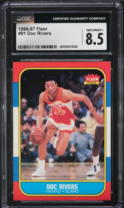 1986 Fleer Basketball Doc Rivers