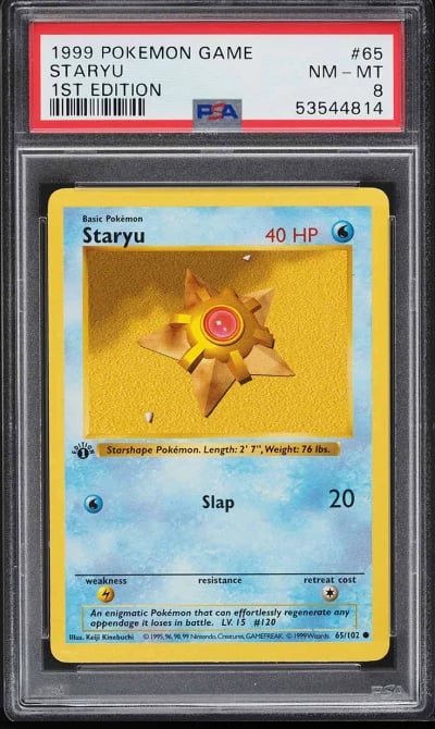 1999 Pokemon Base Set Shadowless