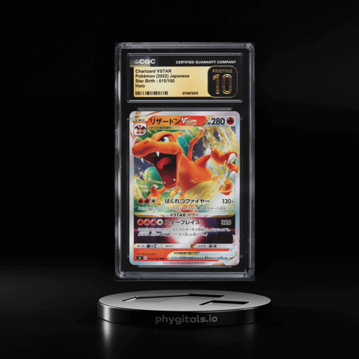 2022 Pokemon Japanese Sword & Shield Star Birth Holo Charizard VSTAR #15 CGC 10 PRISTINE