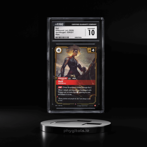2026 Riftbound League Of Legends Spiritforged Rell #024 CGC 10 GEM MINT