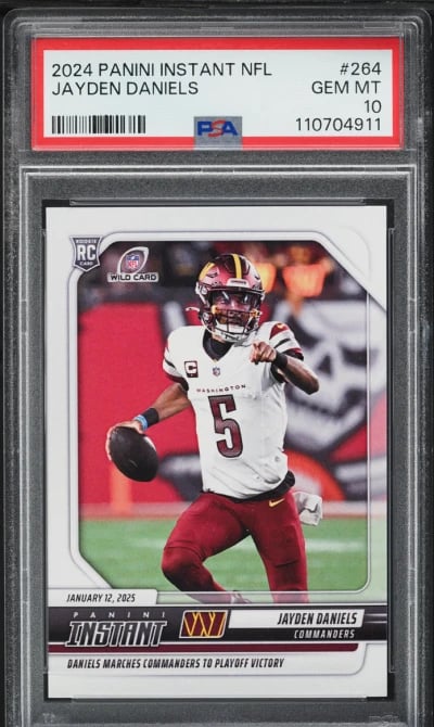 2024 Panini Instant NFL Jayden Daniels ROOKIE #264 PSA 10 GEM MINT