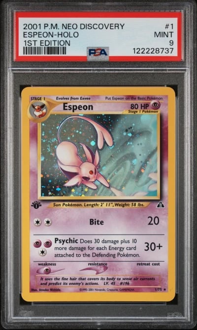 2001 POKEMON NEO DISCOVERY 1ST E