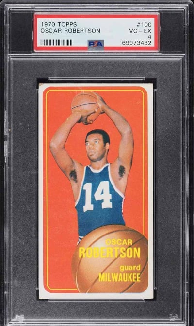 1970 Topps Basketball Oscar Robe