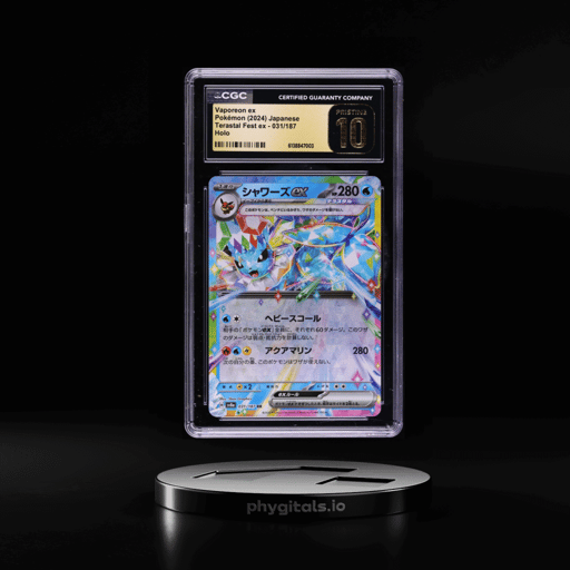 2024 Pokemon Japanese Scarlet & Violet Terastal Fest Ex Holo Vaporeon Ex #31 CGC 10 PRISTINE