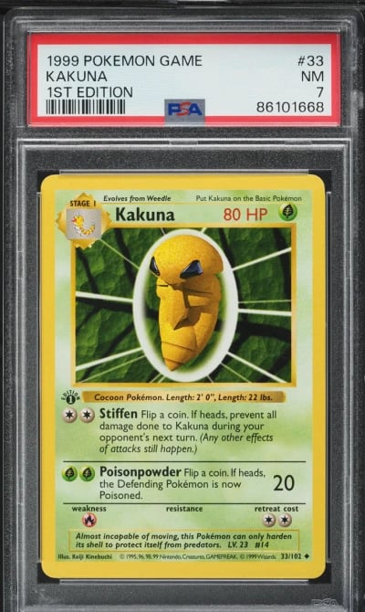 1999 Pokemon Base Set Shadowless