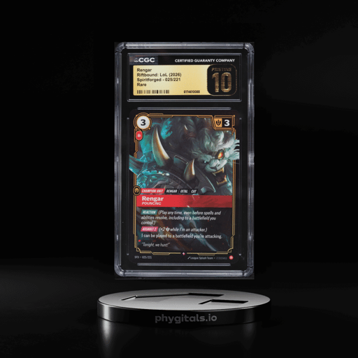 2026 Riftbound League Of Legends LOL Spiritforged Rengar #025 CGC 10 PRISTINE