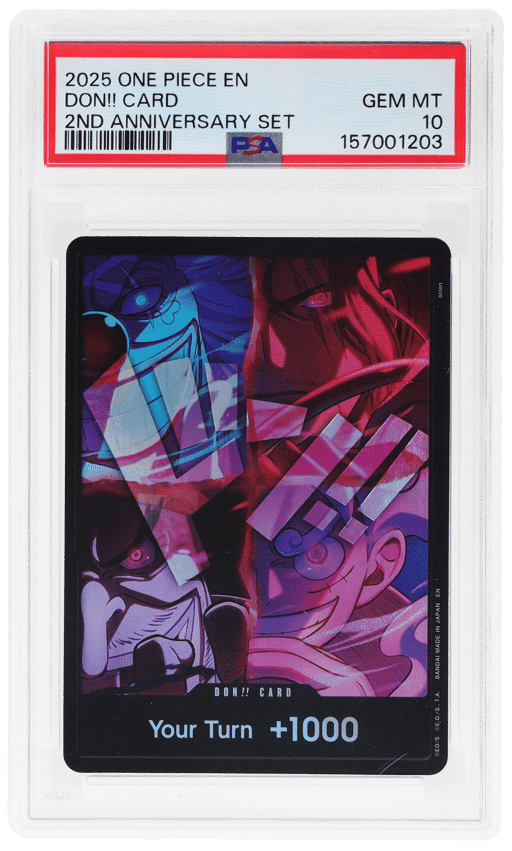 2025 One Piece 2nd Anniversary Set Don Card PSA 10