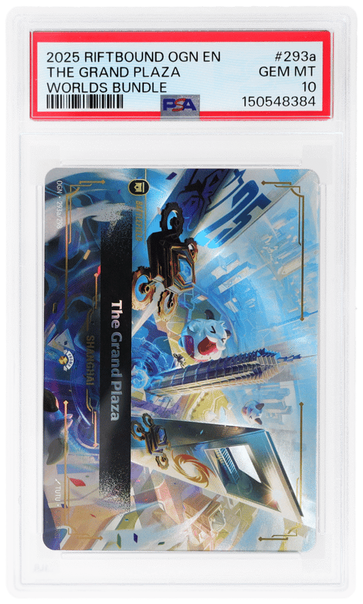 2025 League of Legends Riftbound Worlds Bundle Shanghai the Grand Plaza #293a PSA 10