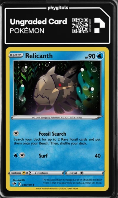2020 Relicanth Darkness Ablaze #