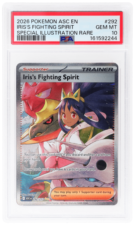 2026 Pokemon Mega Evolution Ascended Heroes Special Illustration Rare Iris's Fighting Spirit #292 PSA 10