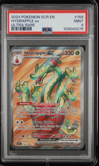 2024 POKEMON SCR EN-STELLAR CROWN ULTRA RARE #156 HYDRAPPLE EX PSA 9