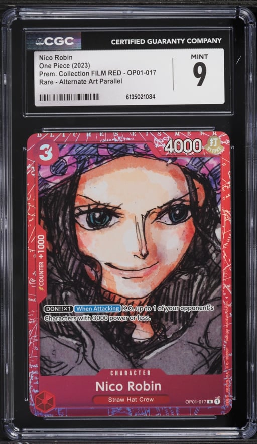 2023 One Piece Premium Collection FILM RED Nico Robin #OP01-017 CGC 9 MINT
