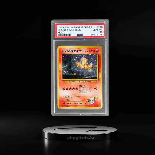 1999 Pokemon Gym 2 Challenge From the Darkness Japanese Holo Blaine's Moltres #146 PSA 10