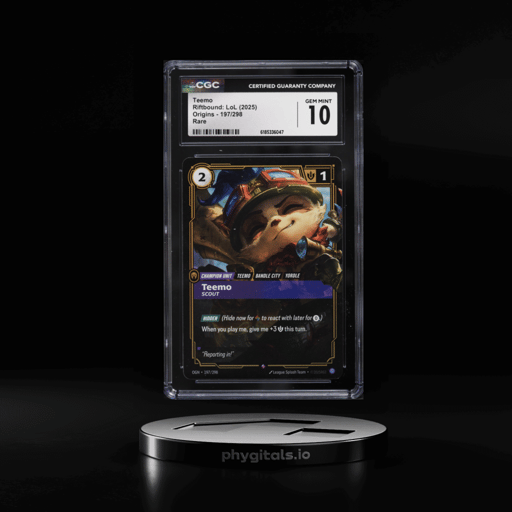 2025 Riftbound League Of Legends LoL Origins Teemo #197 CGC 10 GEM MINT