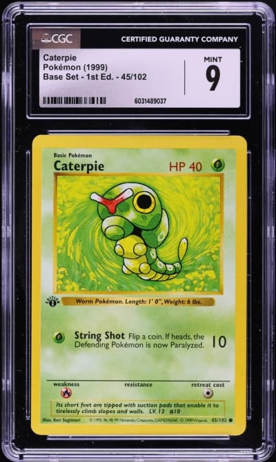 1999 Pokemon Base Set Shadowless