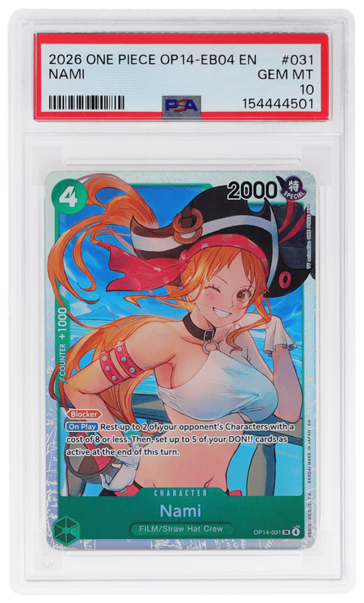2026 One Piece the Azure Sea's Seven Nami #OP14031 PSA 10
