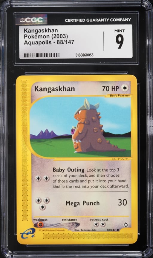 2003 Pokemon Aquapolis Kangaskhan #88 CGC 9 MINT
