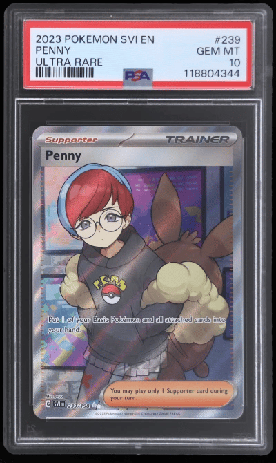 2023 Pokemon Scarlet and Violet Ultra Rare Penny #239 PSA 10