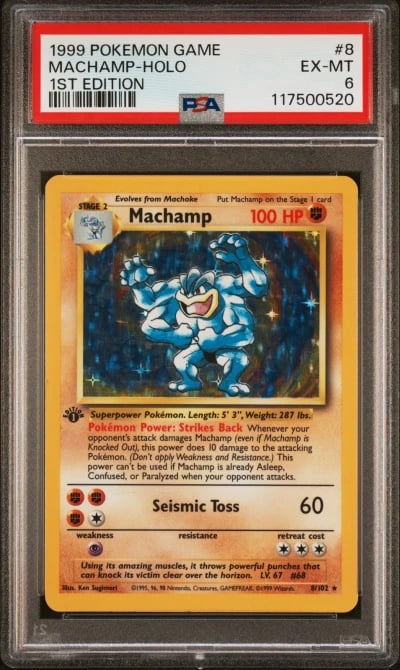 1999 POKEMON BASE SET 1ST EDITIO