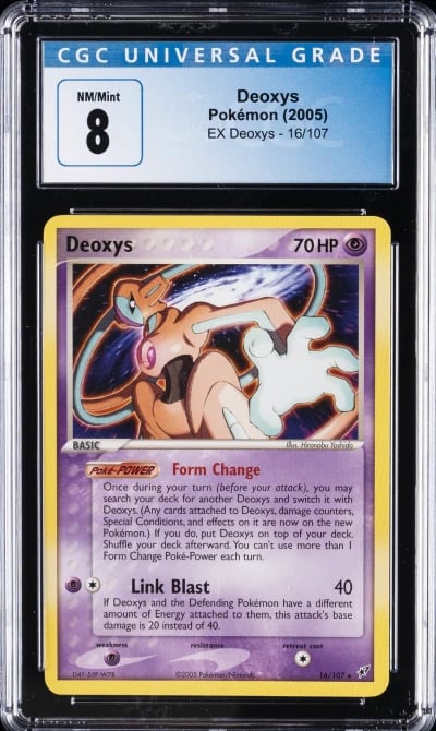 2005 POKEMON EX DEOXYS #16/107 D