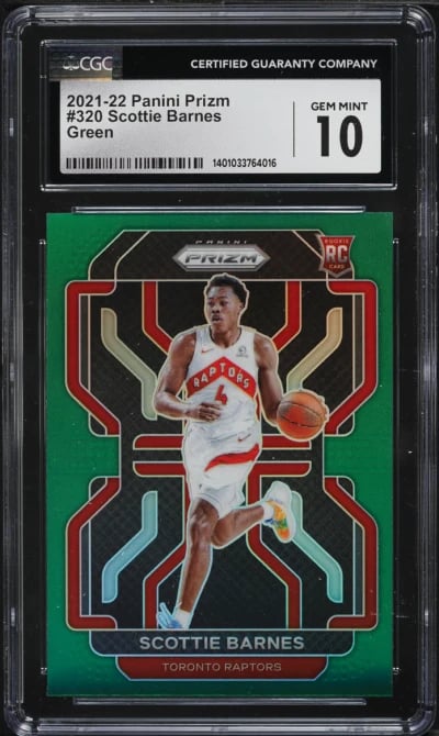 2021 Panini Prizm Green Scottie 